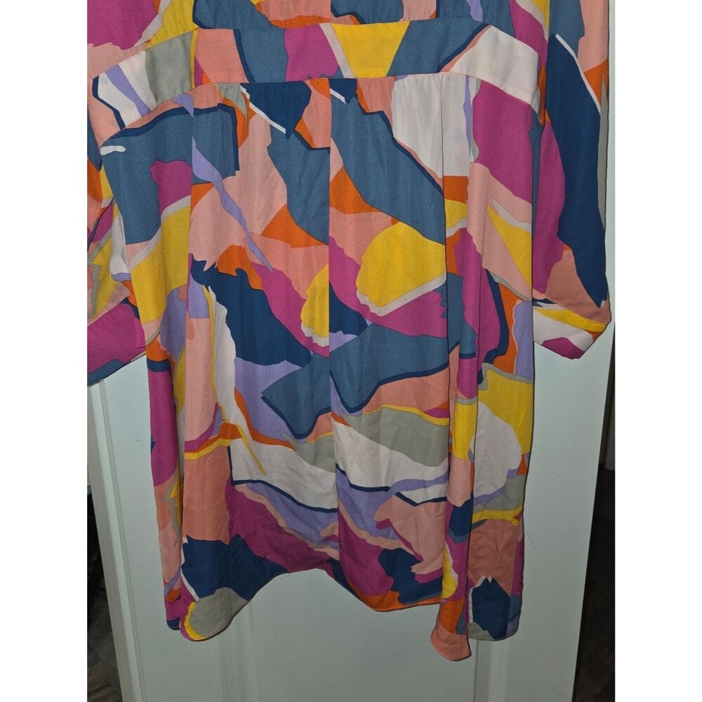City Chic Gianna Bold Wrap Style Blouse - Picture 15 of 15